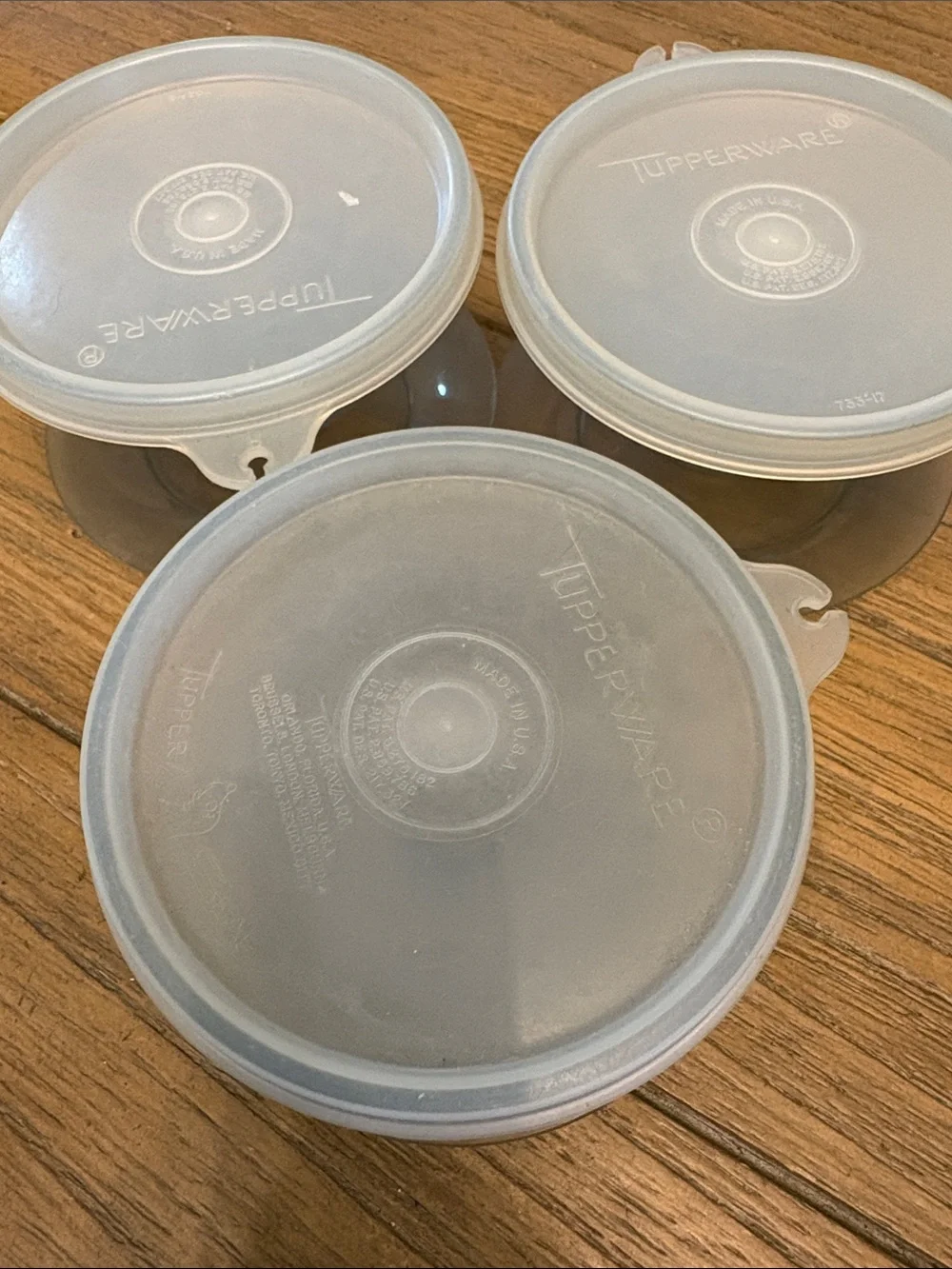 Vintage Tupperware Parfait/Snack Cups - Set of 3